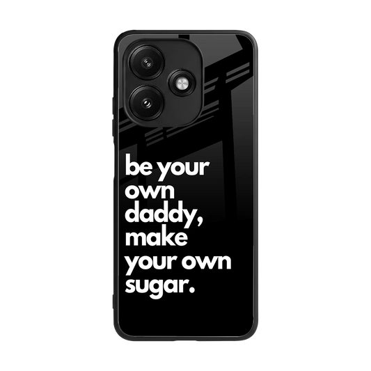 Suger back phone cover | glass case for redmi 12 5g