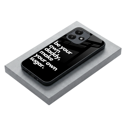 Suger stylish phone case for redmi 12 5g | glossy glass and slim fit