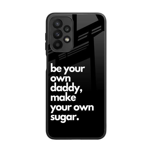 Suger back phone cover | glass case for samsung galaxy a23