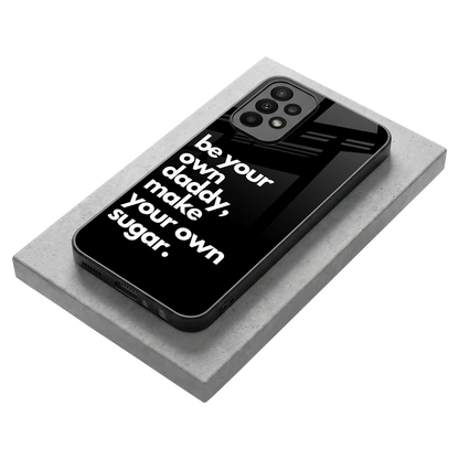 Suger stylish phone case for samsung galaxy a23 | glossy glass and slim fit