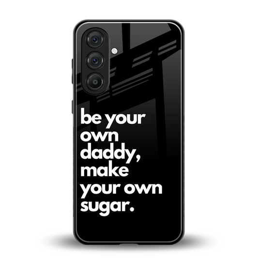 Suger back phone cover | glass case for samsung galaxy m36 5g