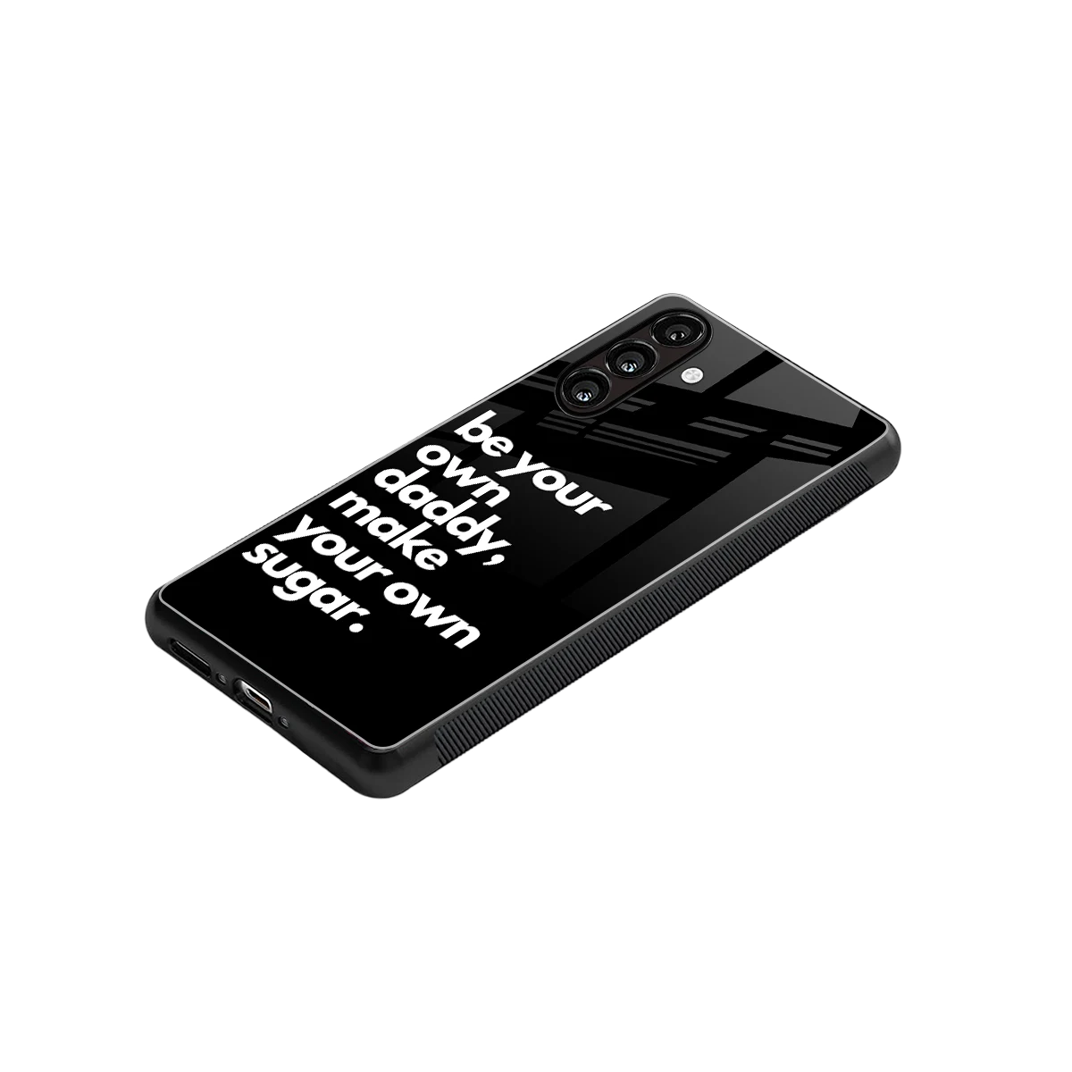 Suger stylish phone case for samsung galaxy a55 5g | glossy glass and slim fit