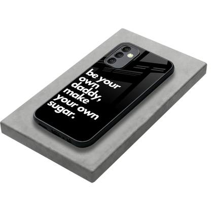 Suger stylish phone case for samsung galaxy m14 5g | glossy glass and slim fit