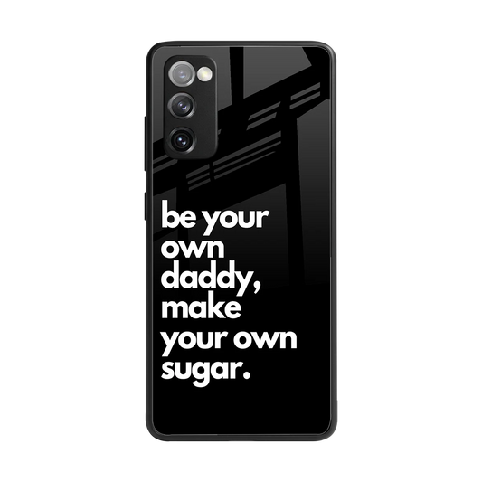 Suger back phone cover | glass case for samsung galaxy s20 fe