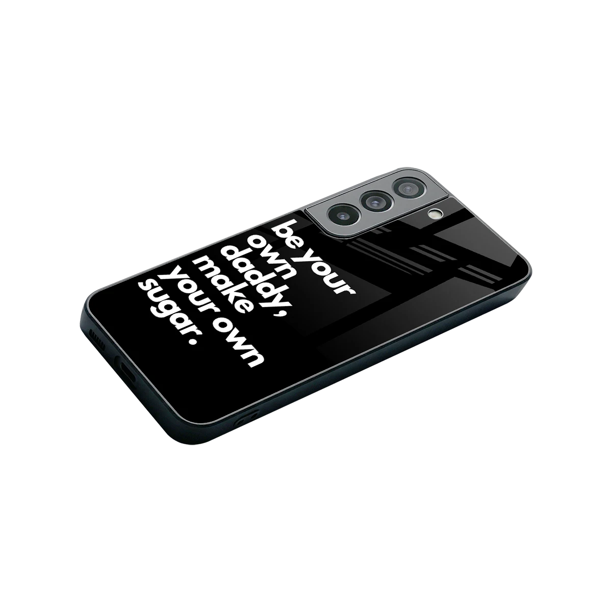 Suger stylish phone case for samsung galaxy s22 | glossy glass and slim fit