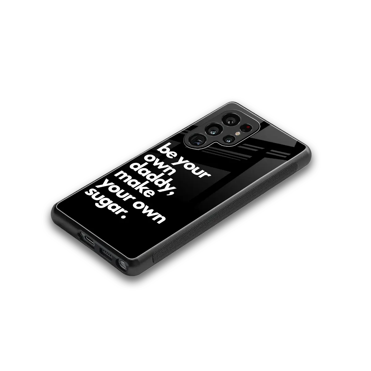 Suger stylish phone case for samsung galaxy s25 ultra | glossy glass and slim fit