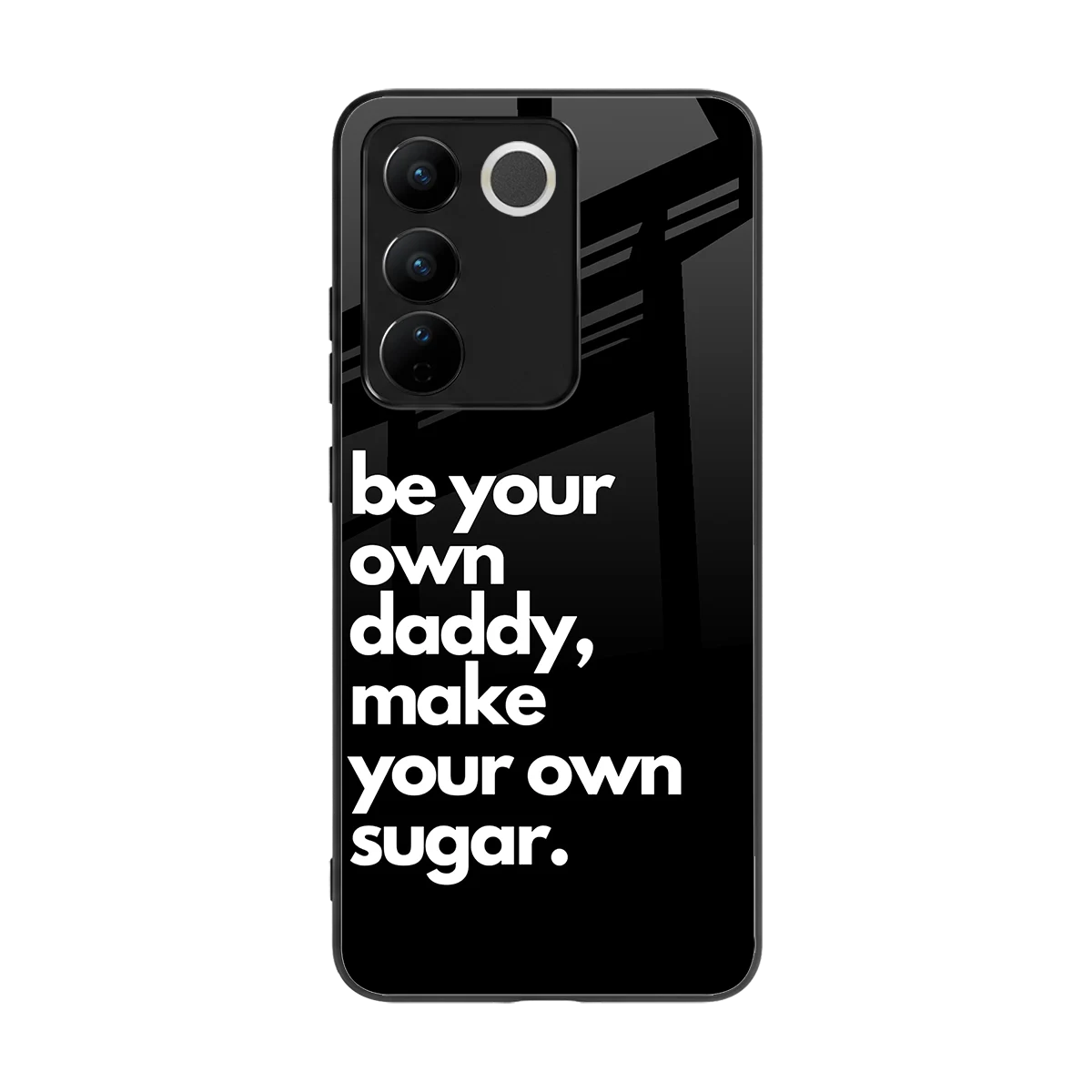 Suger back phone cover | glass case for vivo v27 5g