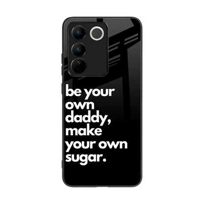 Suger back phone cover | glass case for vivo v27 5g