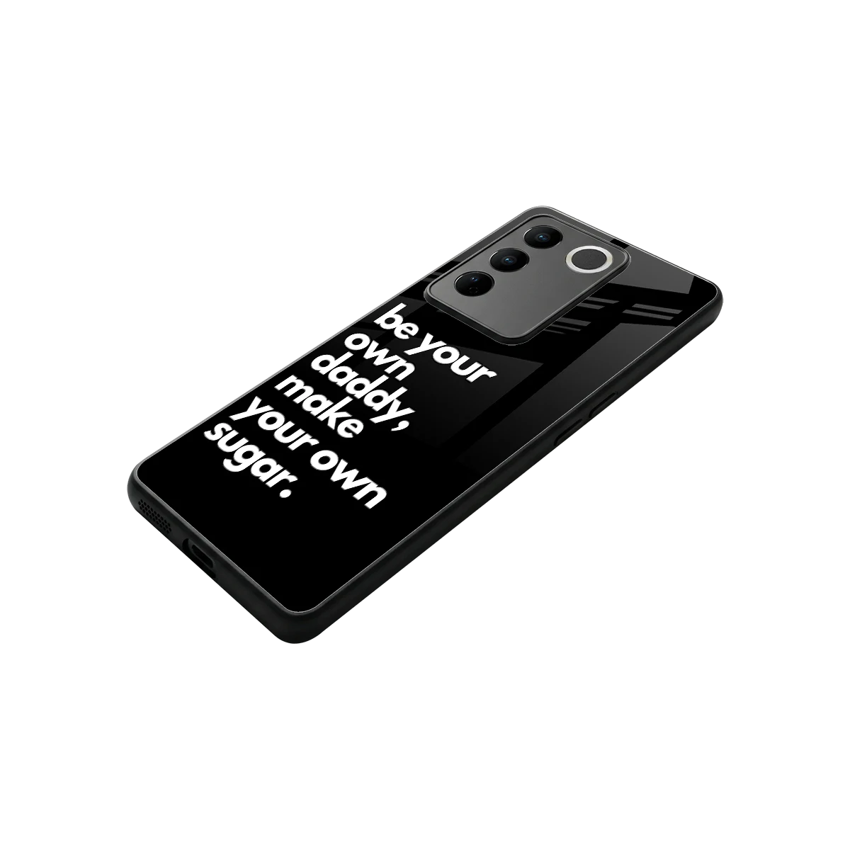 Suger stylish phone case for vivo v27 5g | glossy glass and slim fit