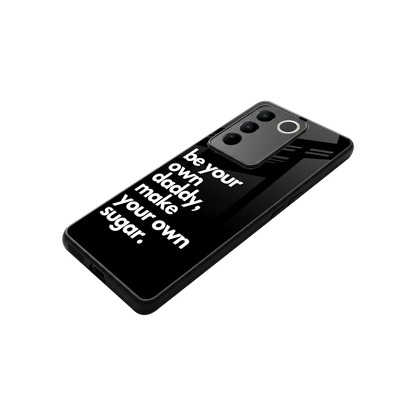 Suger stylish phone case for vivo v27 5g | glossy glass and slim fit
