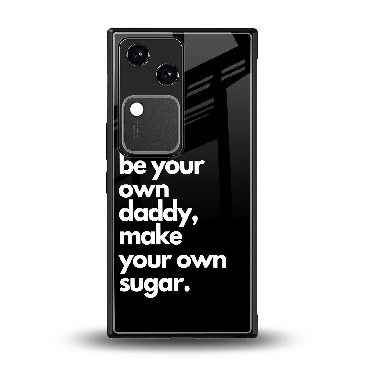 Suger back phone cover | glass case for vivo v30
