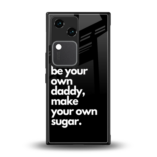 Suger back phone cover | glass case for vivo v30