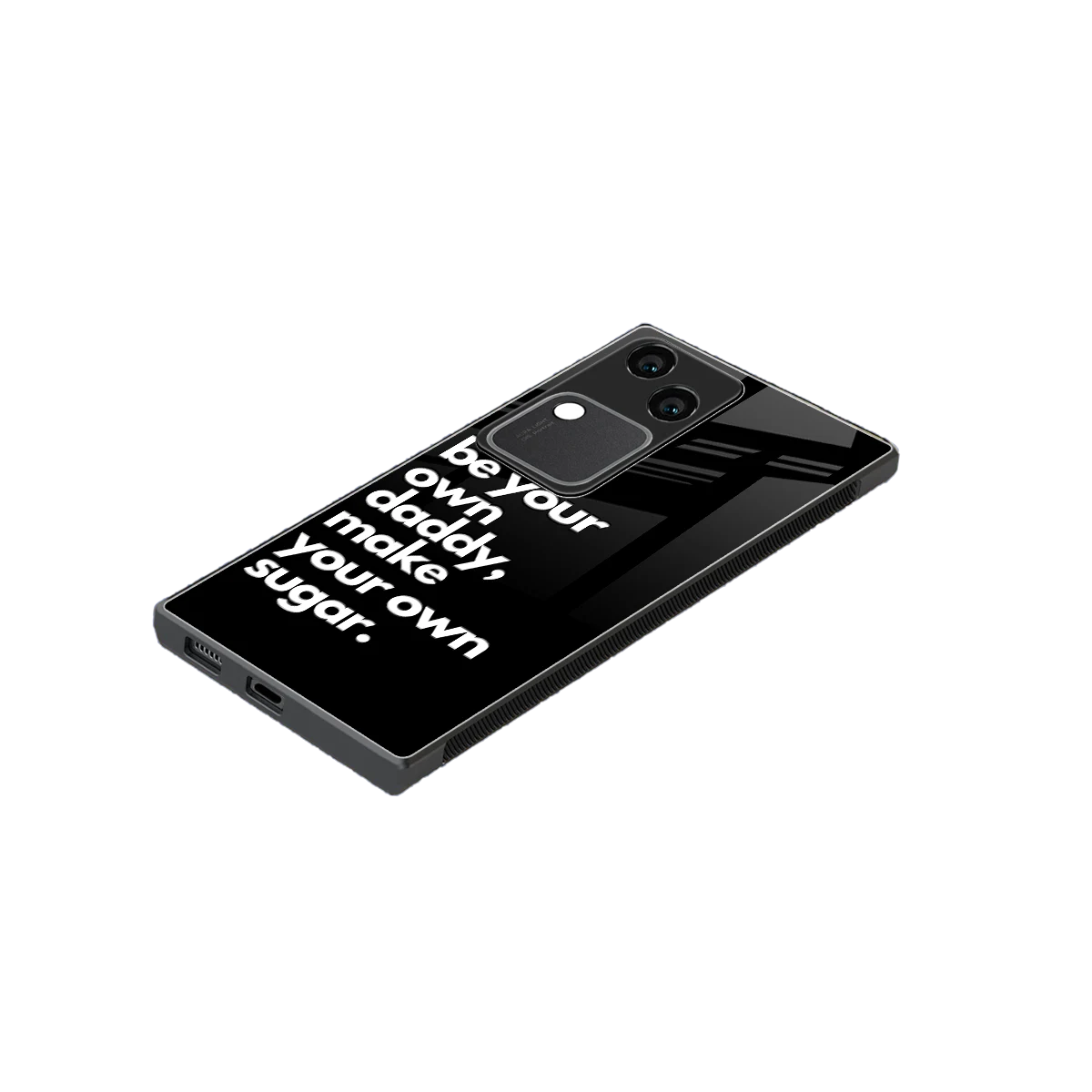 Suger stylish phone case for vivo v30 | glossy glass and slim fit
