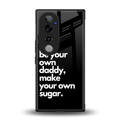 Suger back phone cover | glass case for vivo v40 pro