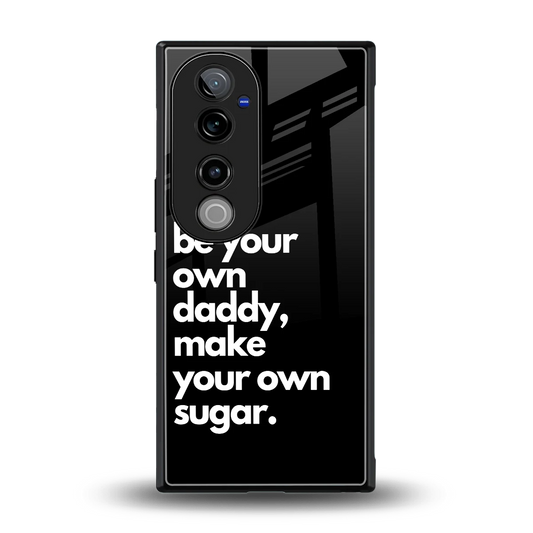 Suger back phone cover | glass case for vivo v40 pro