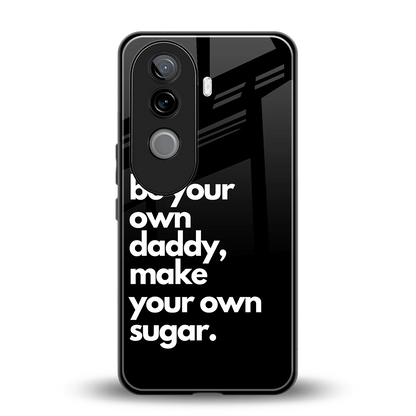 Suger back phone cover | glass case for vivo v40e