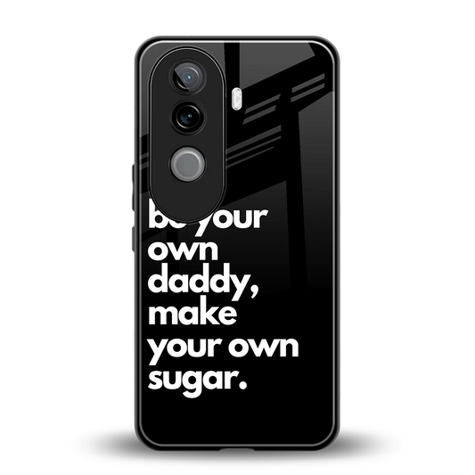 Suger back phone cover | glass case for vivo v40e