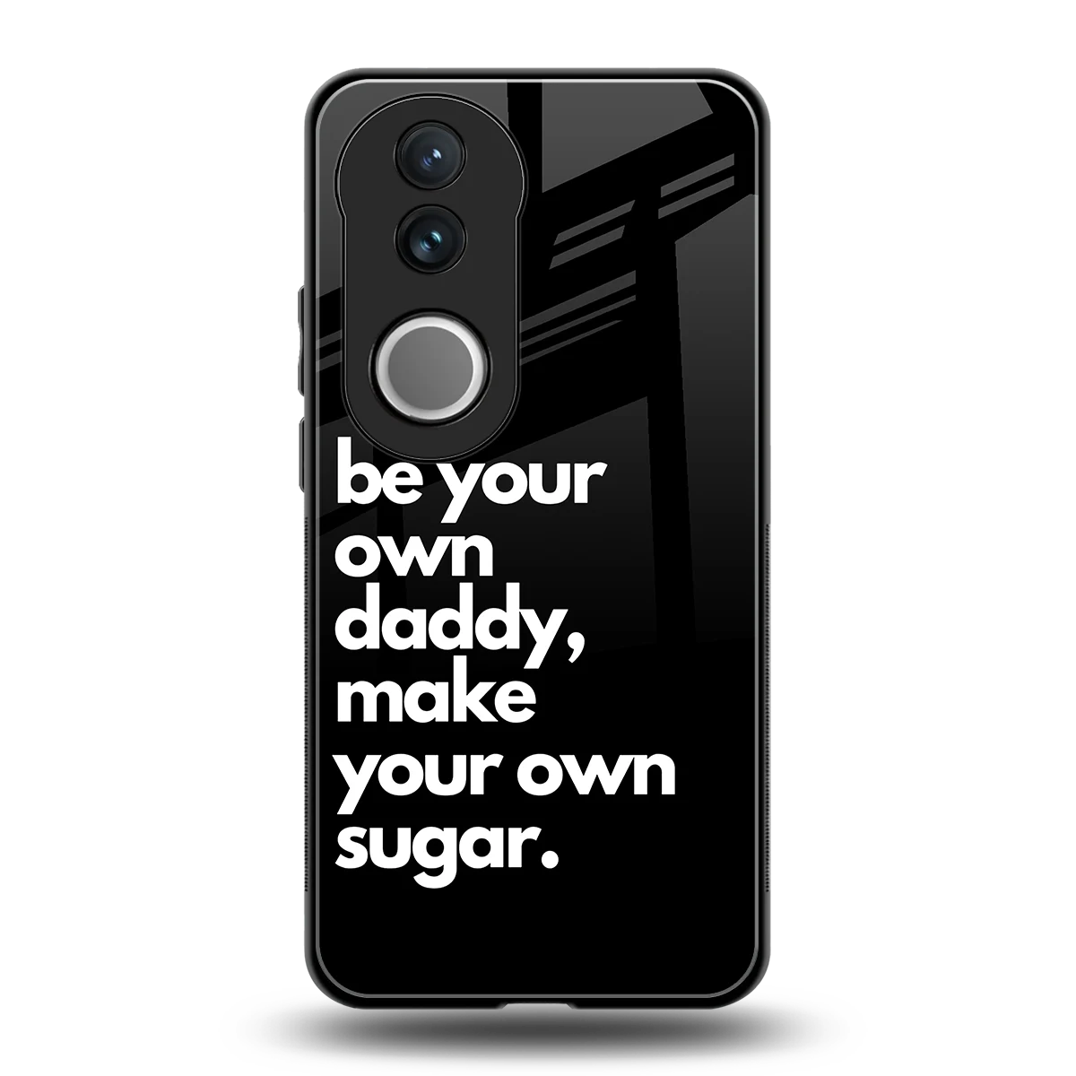 Suger back phone cover | glass case for vivo v50