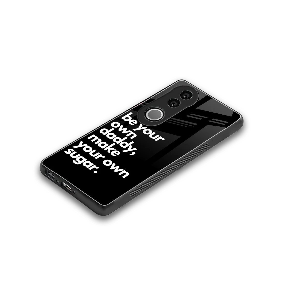 Suger stylish phone case for vivo v50 | glossy glass and slim fit