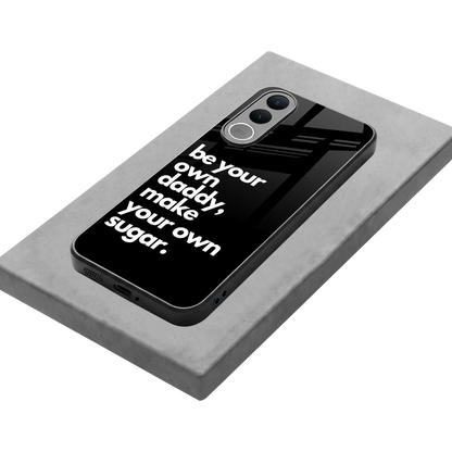 Suger stylish phone case for vivo v70 fe | glossy glass and slim fit