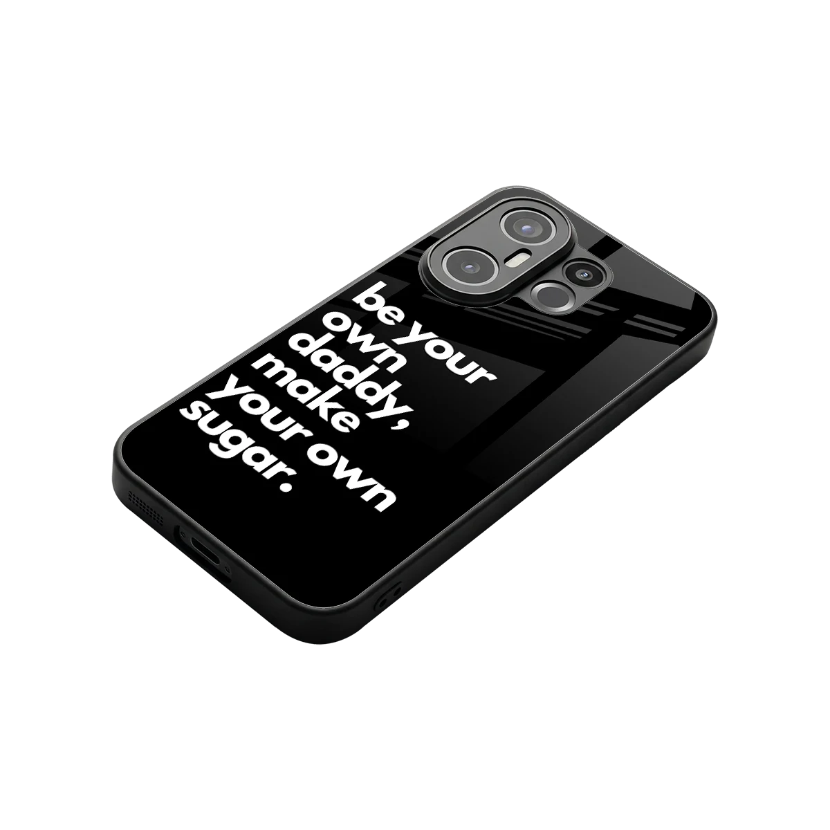 Suger stylish phone case for vivo x200 fe | glossy glass and slim fit
