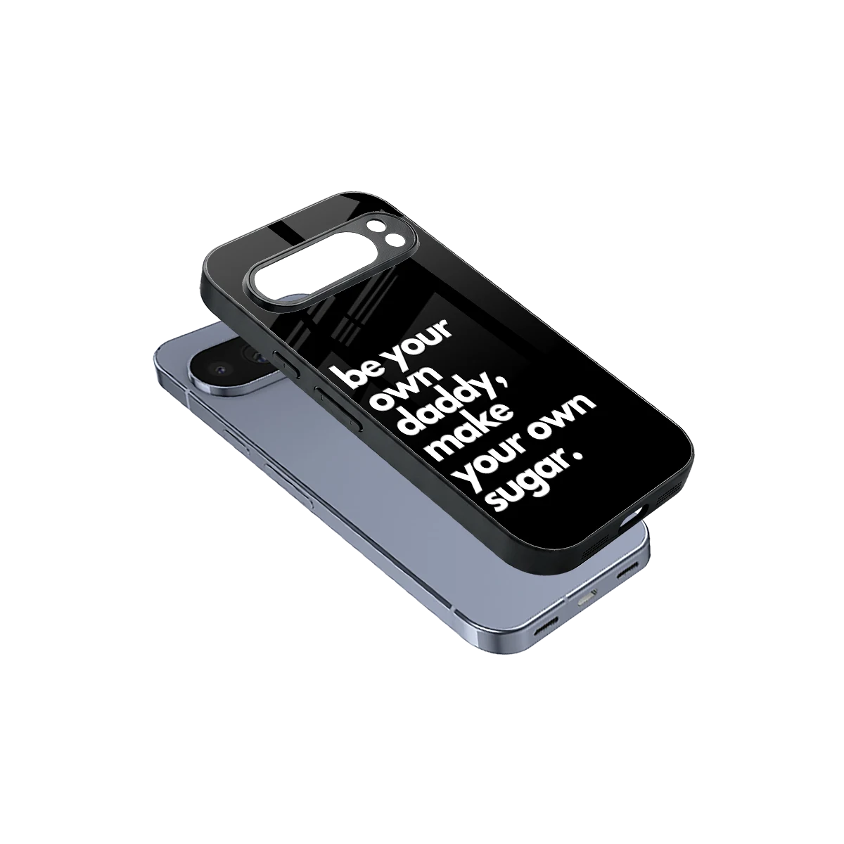 Suger sleek google pixel 10 pro cover with tempered glass back and TPU edges