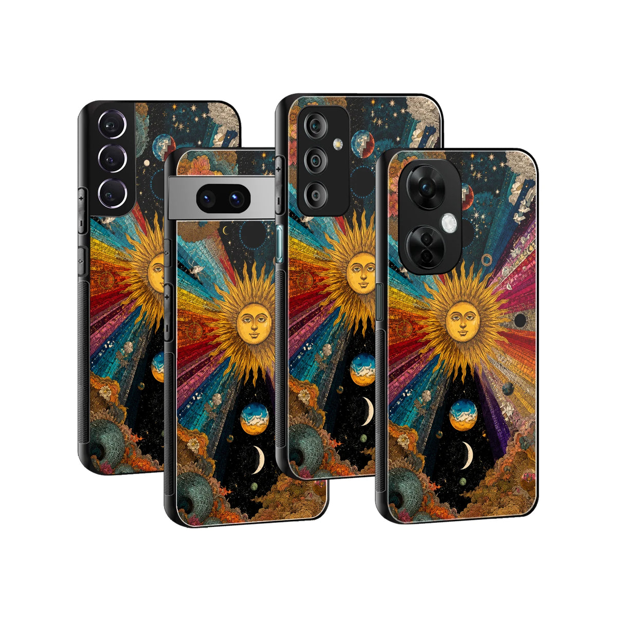 Stylish Glass Back Case for All Smartphones iPhone, Samsung, OnePlus, Pixel, Redmi, Oppo, Vivo, Motorola