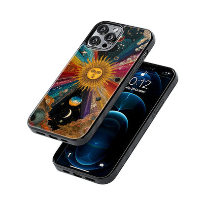 Protective Glass Back Phone Case Compatible with iPhone, Samsung, OnePlus, Pixel & More