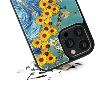 Durable Glass Back Mobile Case for iPhone, Samsung, OnePlus, Google Pixel, Redmi, Vivo, Oppo