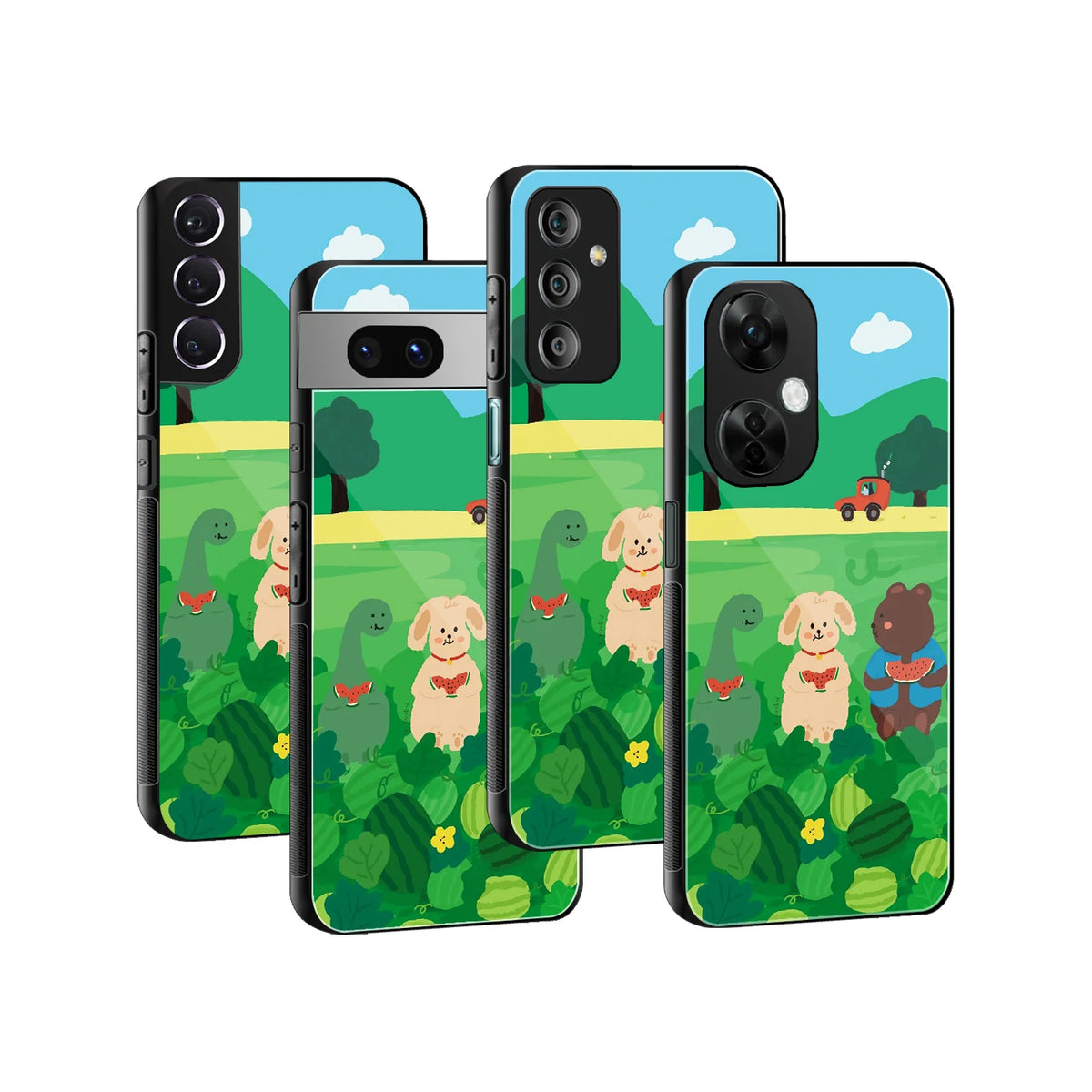Stylish Glass Back Case for All Smartphones iPhone, Samsung, OnePlus, Pixel, Redmi, Oppo, Vivo, Motorola