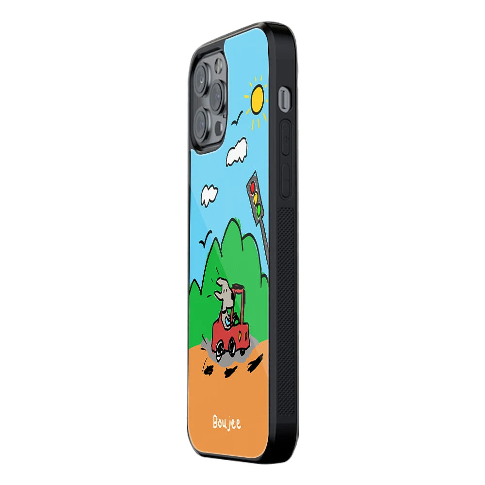 Trendy Glass Back Mobile Case for iPhone, Samsung, Redmi, OnePlus, Google Pixel, Motorola