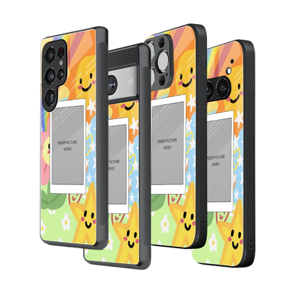 Polaroid Personalised Glass Phone Case