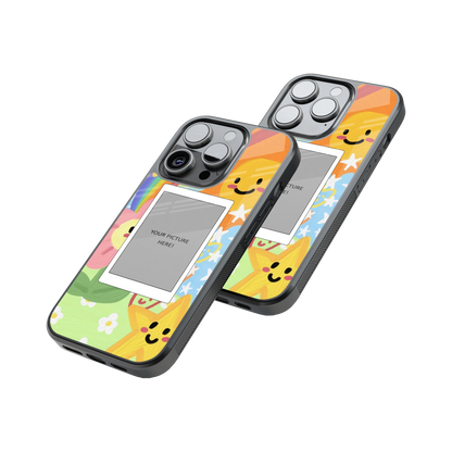 Polaroid Personalised Glass Phone Case