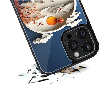 Durable Glass Back Mobile Case for iPhone, Samsung, OnePlus, Google Pixel, Redmi, Vivo, Oppo