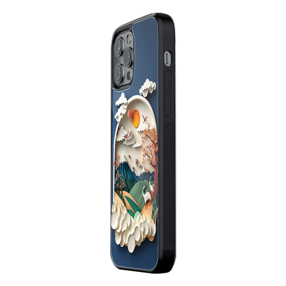 Trendy Glass Back Mobile Case for iPhone, Samsung, Redmi, OnePlus, Google Pixel, Motorola