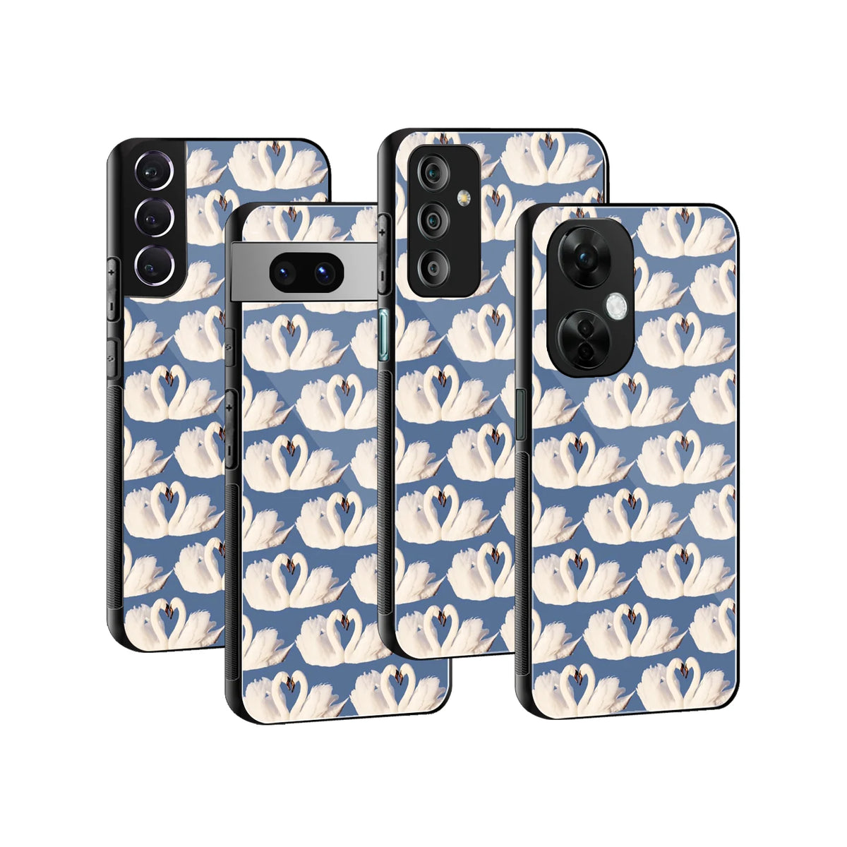 Stylish Glass Back Case for All Smartphones iPhone, Samsung, OnePlus, Pixel, Redmi, Oppo, Vivo, Motorola