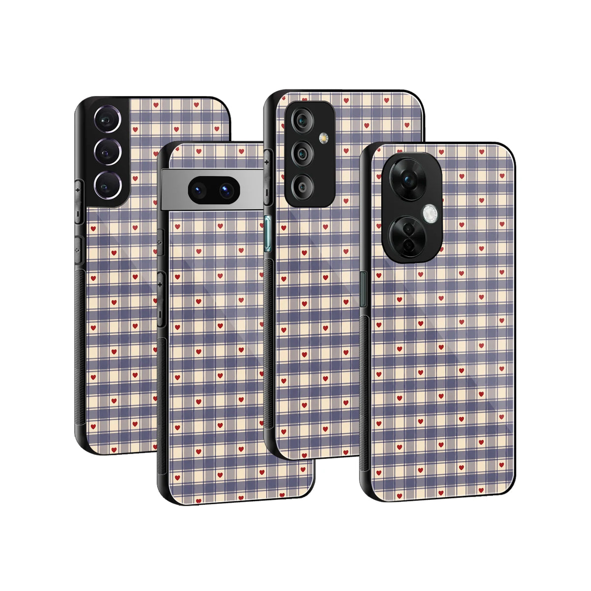 Stylish Glass Back Case for All Smartphones iPhone, Samsung, OnePlus, Pixel, Redmi, Oppo, Vivo, Motorola