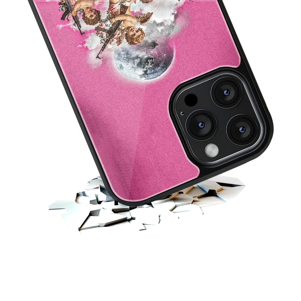Durable Glass Back Mobile Case for iPhone, Samsung, OnePlus, Google Pixel, Redmi, Vivo, Oppo