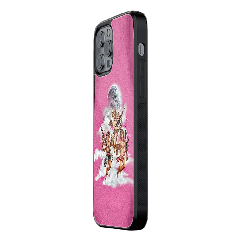Trendy Glass Back Mobile Case for iPhone, Samsung, Redmi, OnePlus, Google Pixel, Motorola