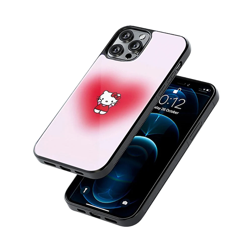 Protective Glass Back Phone Case Compatible with iPhone, Samsung, OnePlus, Pixel & More