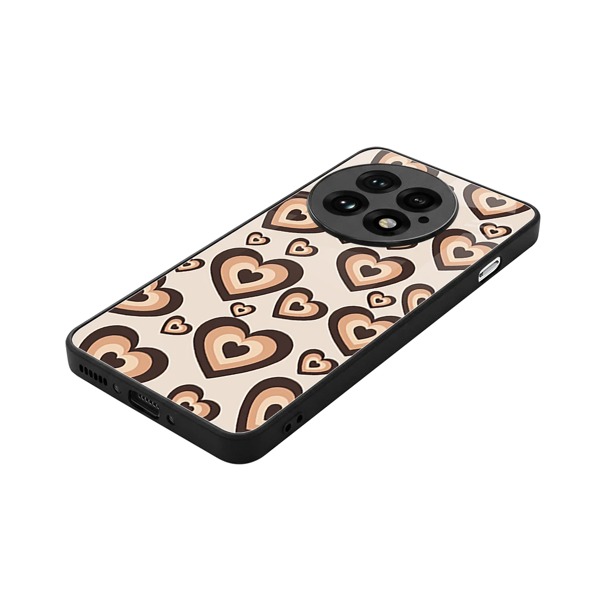 Sweetheart Cocoa stylish phone case for oneplus 13 | glossy glass and slim fit
