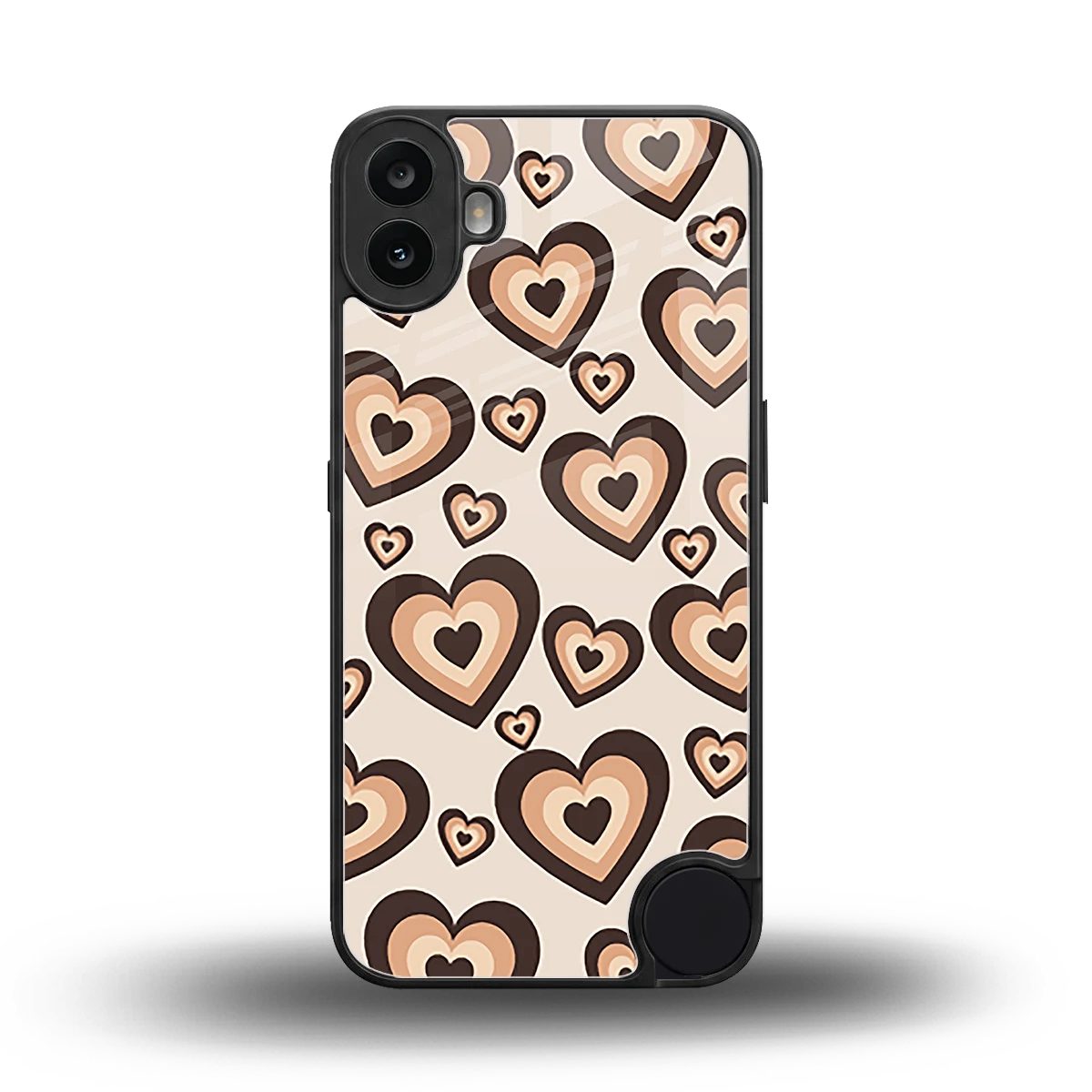 Sweetheart Cocoa back phone cover | glass case for cmf nothing phone 1