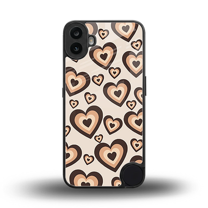 Sweetheart Cocoa back phone cover | glass case for cmf nothing phone 1