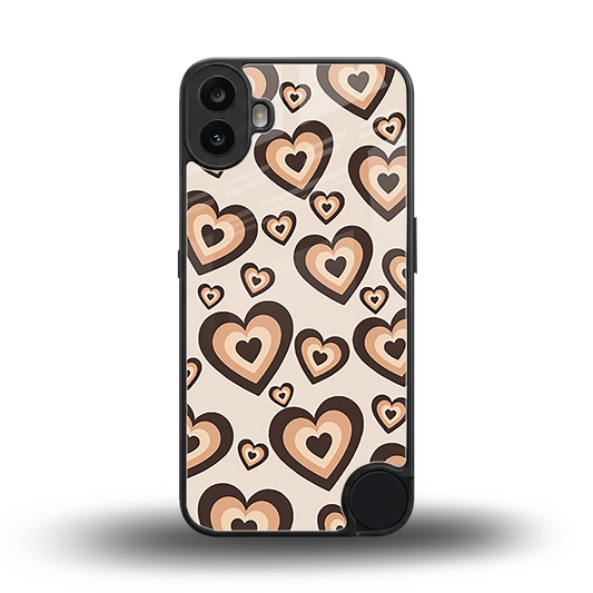 Sweetheart Cocoa back phone cover | glass case for cmf nothing phone 1