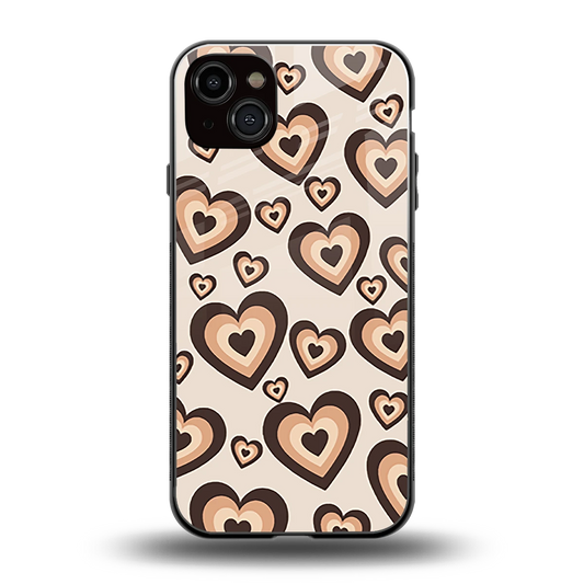 Sweetheart Cocoa back phone cover | glass case for iphone 14 plus