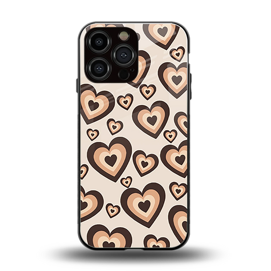 Sweetheart Cocoa back phone cover | glass case for iphone 15 pro max