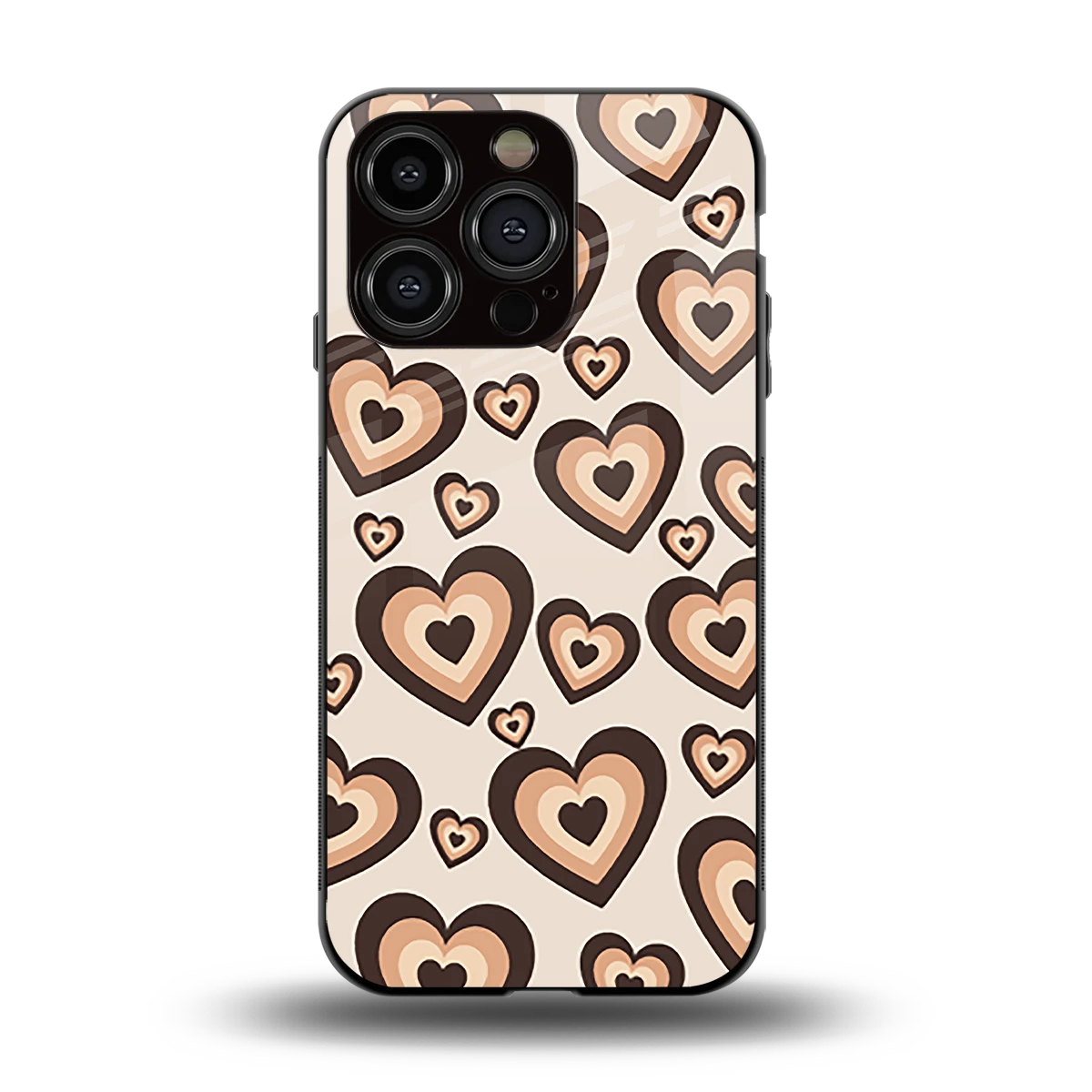 Sweetheart Cocoa back phone cover | glass case for iphone 15 pro