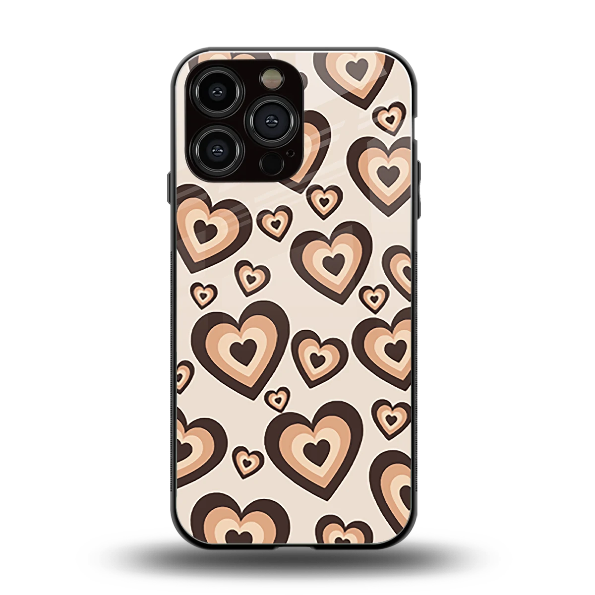 Sweetheart Cocoa back phone cover | glass case for iphone 16 pro max