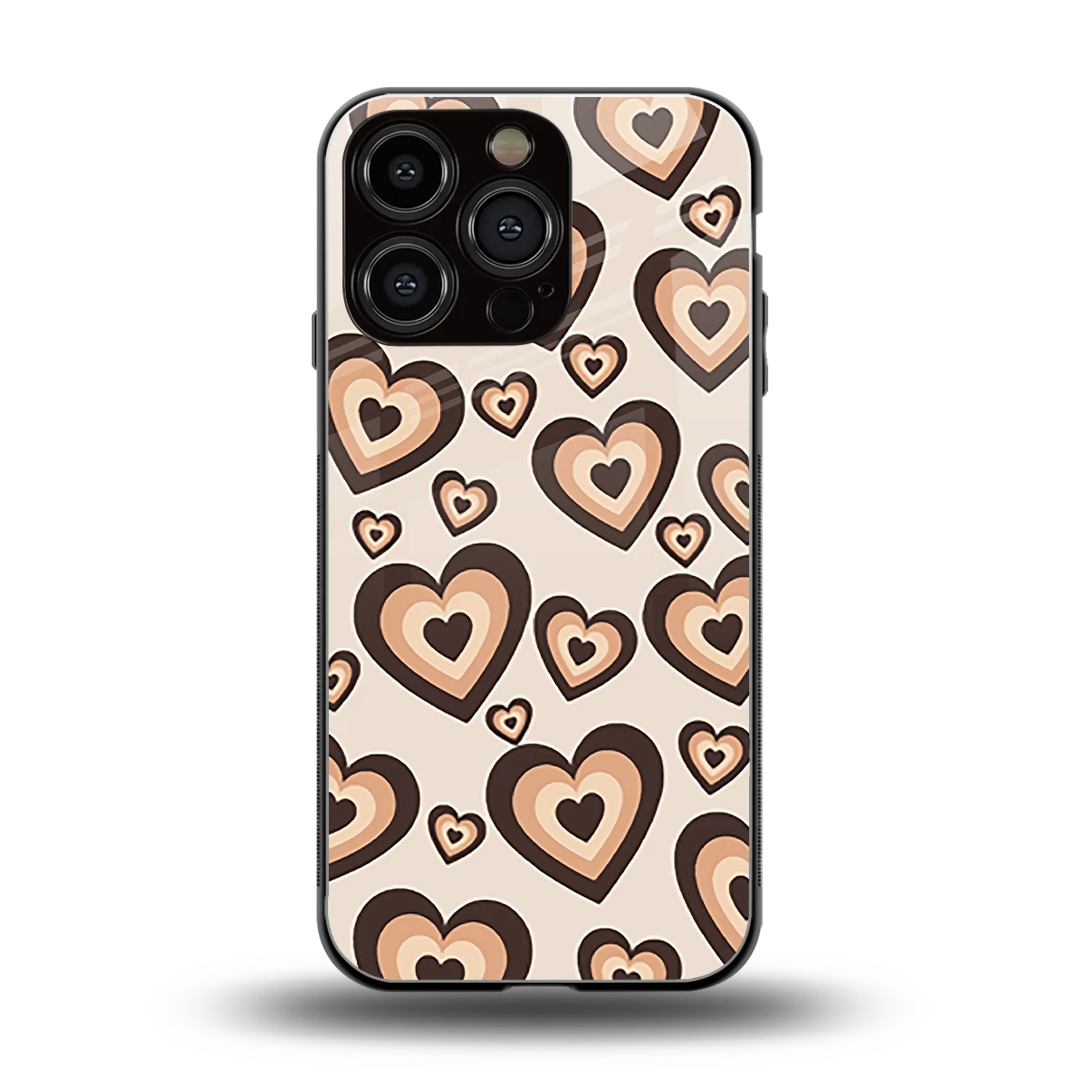Sweetheart Cocoa back phone cover | glass case for iphone 16 pro