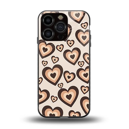 Sweetheart Cocoa back phone cover | glass case for iphone 16 pro